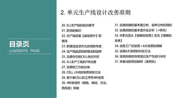單元生產(chǎn)線設(shè)計(jì)培訓(xùn)教材 單元生產(chǎn)線設(shè)計(jì)培訓(xùn)教材