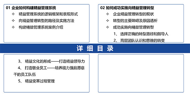 精益戰略領導力培訓 精益戰略領導力培訓