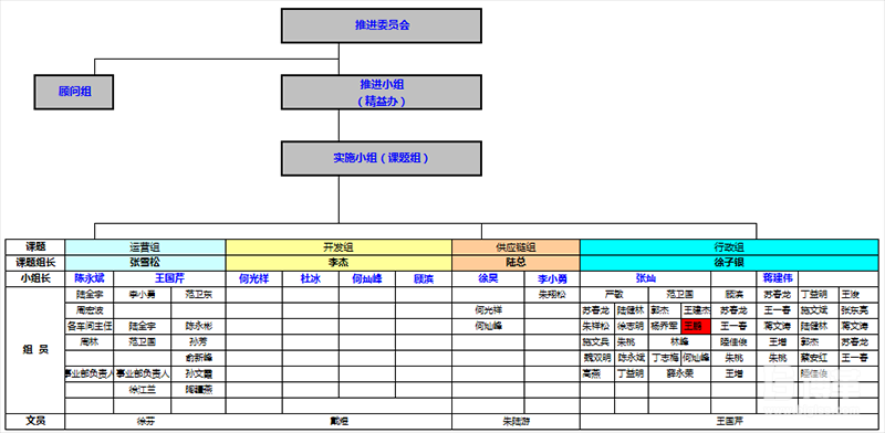 CIP項(xiàng)目組組織架構(gòu) CIP項(xiàng)目組組織架構(gòu)